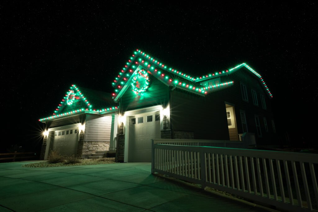 Warm white Christmas lights